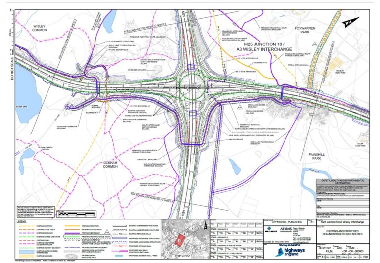 Latest M25/A3 Junction Cycle Track Proposals - GBUG Guildford Bike User ...